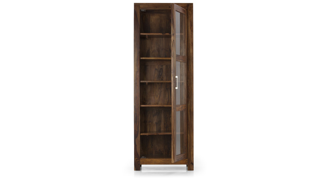 Murango Single-Door Display Cabinet(Teak)